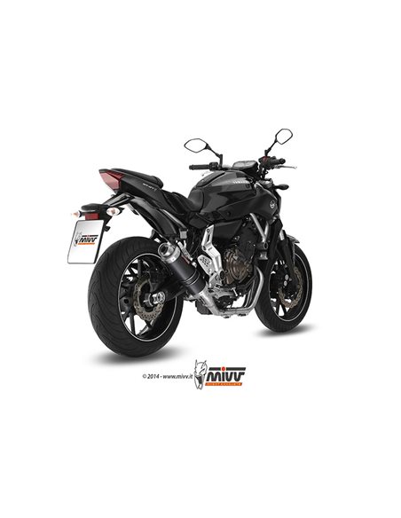 Escape completo Yamaha MT-07 2014-2019 Mivv GP Carbono Y.045.L2S Alto