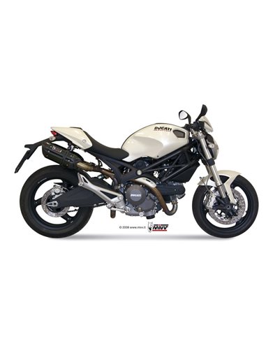 Escape Ducati Monster 696 2008-2014 Mivv Suono inox Black D.023.L9