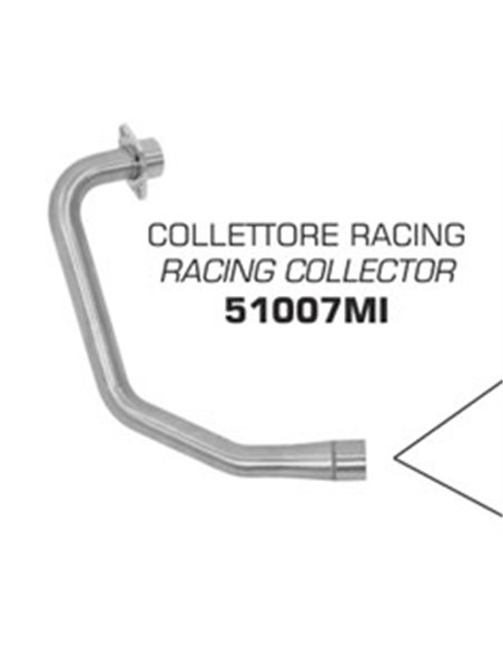 Colector Racing Arrow 51007MI Honda CBR 125R 2011-2016