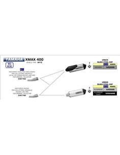 Conector Arrow Racing Yamaha X-max 400 2017-2018 53071MI
