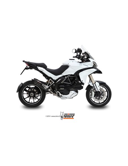 Escape Ducati Multistrada 1200 2010-2014 Mivv Suono Acero Inox Negro D.027.L9