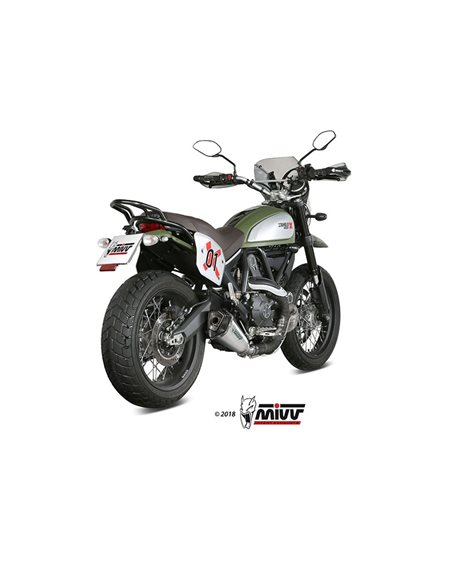 Escape Ducati Scrambler 800 2015-2018 Mivv Delta Race Acero Inox D.035.LDRX
