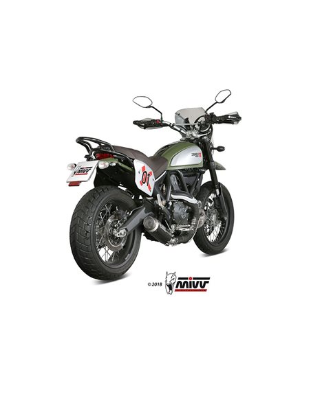 Escape Ducati Scrambler 800 2015-2019 Mivv GP Pro Carbono D.035.L2P