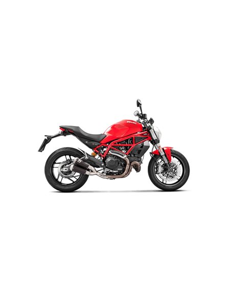 Escape Ducati Monster 797 2017-2019 Akrapovic Slip-On Line Titanio S-D8SO4-CUBTBL