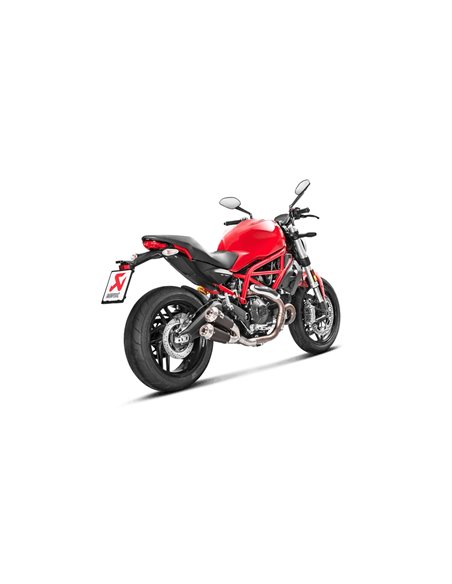 Escape Ducati Monster 797 2017-2019 Akrapovic Slip-On Line Titanio S-D8SO4-CUBTBL