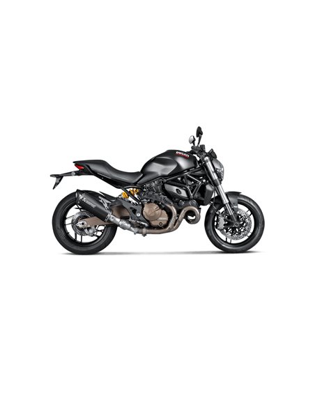 Escape Ducati Monster 821 2017-2019 1200/1200S 2014-2016 Akrapovic Slip-On Line Titanio S-D8SO2-HRBL