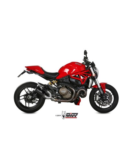 Escape Ducati Monster 1200 2014-2016 Mivv MK3 Carbono D.040.SM3C