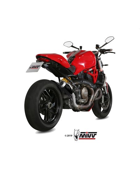 Escape Ducati Monster 1200 2014-2017 Mivv MK3 Carbono D.030.SM3C