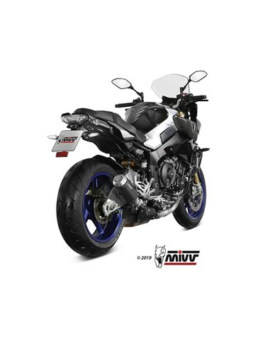Escape Yamaha MT-10 2016-2019 Mivv MK3 Inox Negro Y.057.LM3B