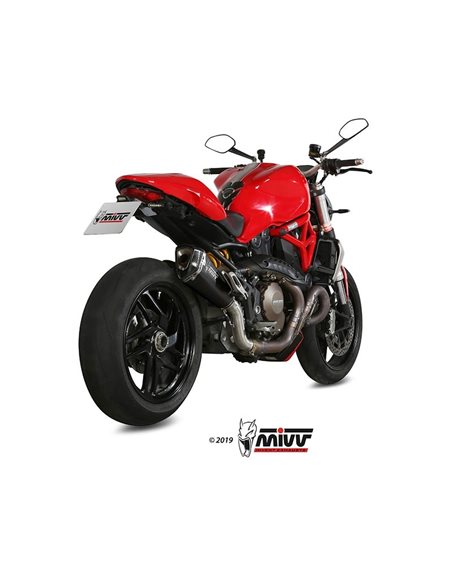 Escape Ducati Monster 1200 2014-2016 Mivv Delta Race Inox Negro D.030.LDRB