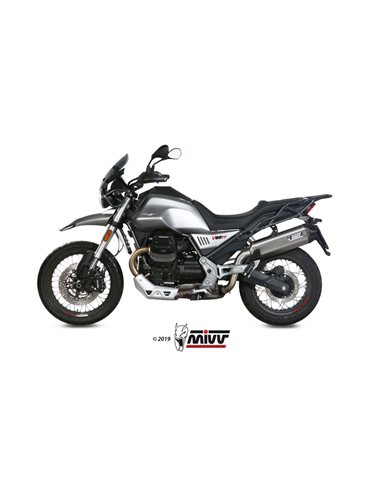 Escape Moto Guzzi V85 TT 2019 Mivv Speed Edge Acero Inox M.013.LRX