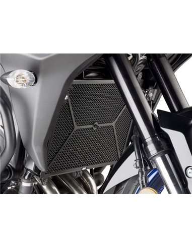 Yamaha mt-09 Tracer BJ 2015-19 radiador cubierta calandra Black logo negro 