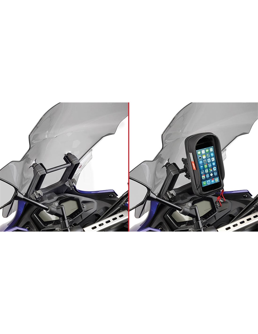 Motocicleta Manillar Soporte para Teléfono Celular GPS MP3 Soporte Para Harley XL 04-más tarde 