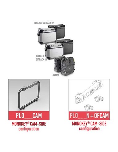 Support Top Case GIVI Pour Honda CRF 300 L (2021) - Compatible Boîtiers Monokey Et Monolock - Installation Facile