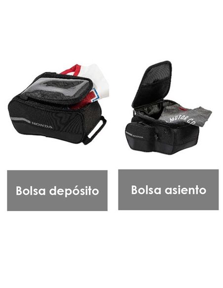 Kit de bolsas de viaje CB650R CBR650R 2019 accesorio original Honda 08ESY-MKJ-BAG18