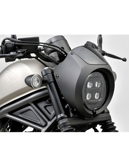 thumbnail image 2 of Genuine Honda Headlight Cowl – Matte Black For CMX300 / CMX500 Rebel (08R70-K87-A30) 2 of 6