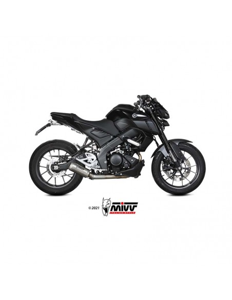 Escape completo Yamaha MT-125 2020-2021 Mivv MK3 Acero Inox Y.067.SM3X