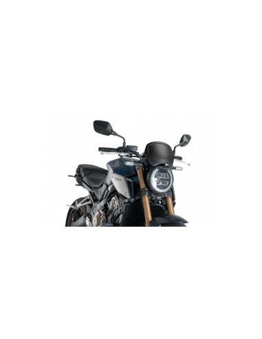 Placa Frontal Honda CB650R 2019 CB1000R 2018-2019 Puig 9768J Negro Mate