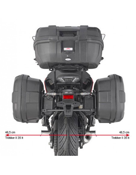 Fijacion maletas laterales Yamaha 700 Tracer 2020-2021 GIVI PL2148
