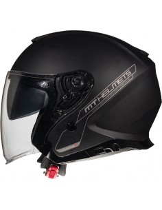Casco MT Thunder 3 SV jet solid OF504SV A1 Color negro mate