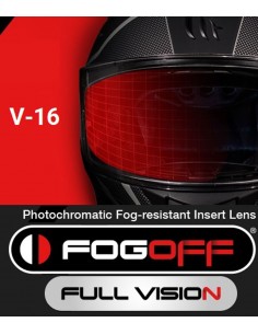 FOGOFF FOG004 lamina anti-vaho fotocromática para MT-V-16