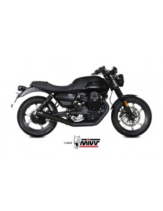 Escapes Moto Guzzi V7 Stone 2021-2023 MIVV Ghible Acero Negro M.014.LGB