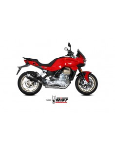 Escape Moto Guzzi V100 Mandello 2022-2023 MIVV Delta Race Acero inox Negro M.015.LDRB
